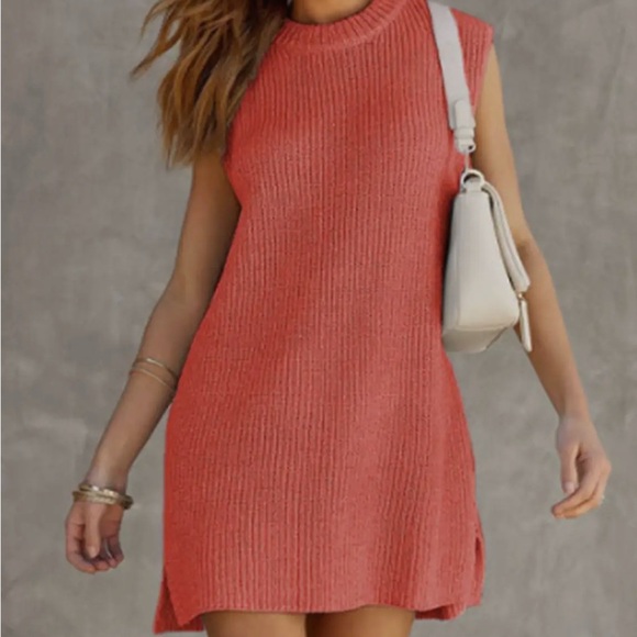 Sleeveless Knit Dress - Picture 1 of 2